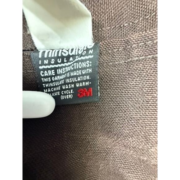 "MSI" Mens VTG Barn Coat SZ L Some Rust On Snaps Chore Thinsulate PLZ READ!!!! - Picture 11 of 16